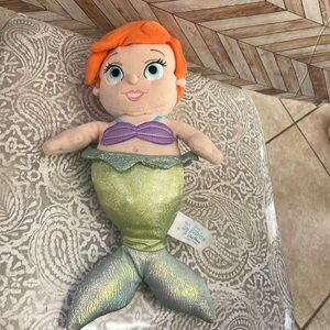 Disney Parks 13" Ariel Little Mermaid “Disney babies” Plush. Stuffy‎